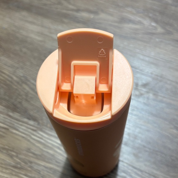 Starbucks Peach and Gold Floral Tumbler - Picture 3 of 5